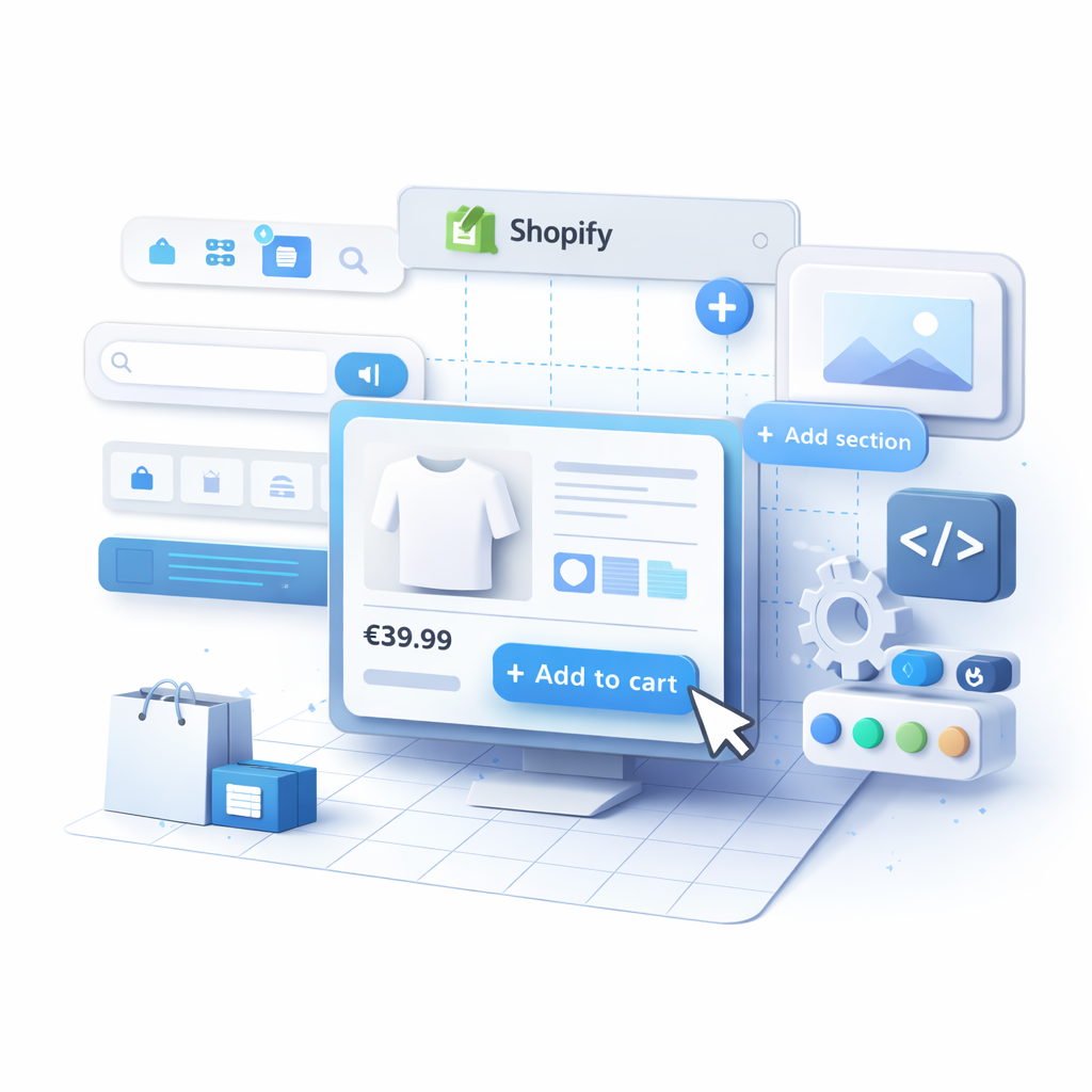 Sukuriame jums pilnai veikiančią Shopify e.parduotuvę.